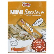 더캣츠 미니베로베로 가리비 20p 고양이 간식