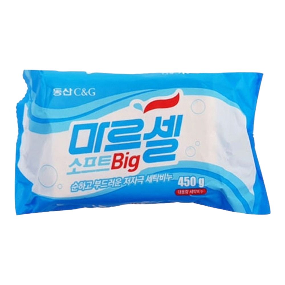 450g 넉넉한 사이즈 오래쓰는 저자극 세탁비누