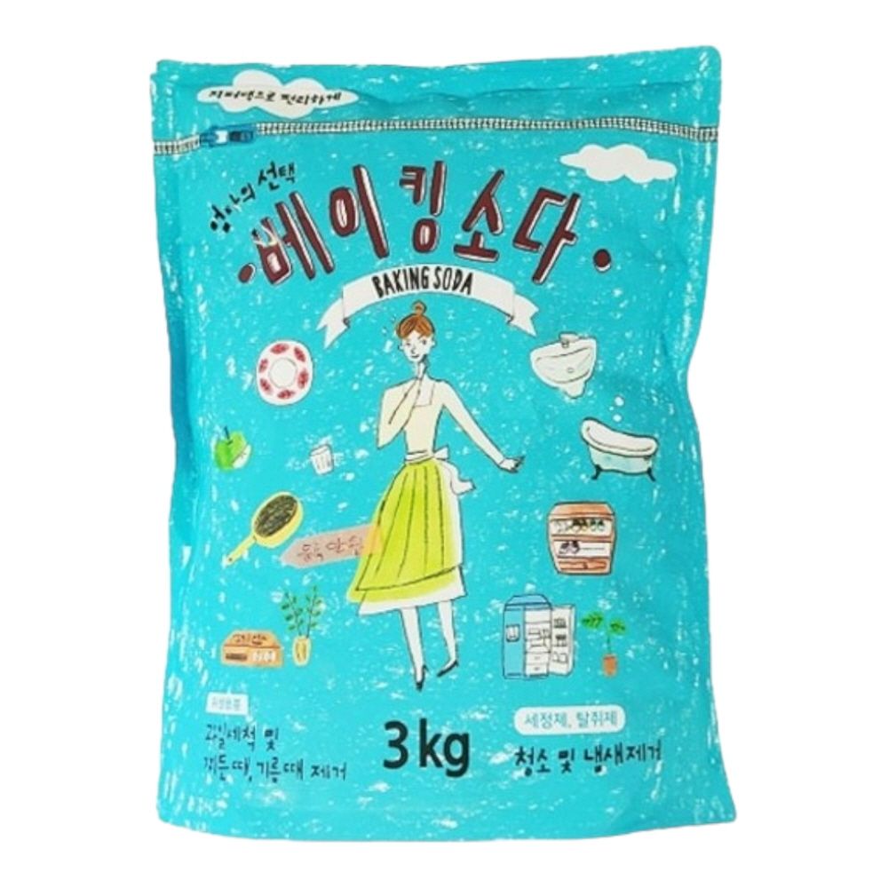 주방 욕실 청소 냄새제거 다용도 베이킹소다 3Kg