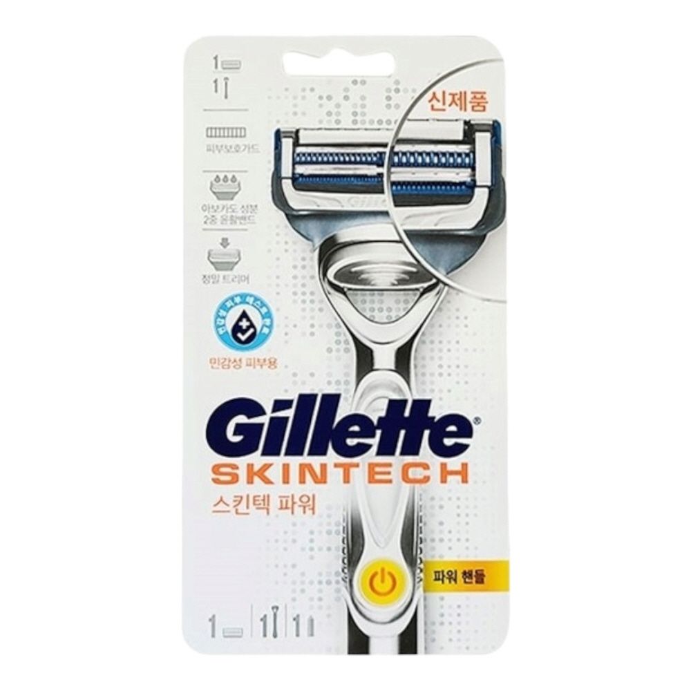 질레트 스킨텍 부드러운 민감피부 면도기