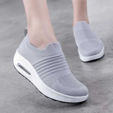 여자 니트 슬립온 캐주얼 운동화 패션 스니커즈 신발