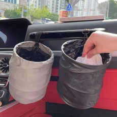 간편한 접이식 차량용 휴지통 조수석 쓰레기 정리함
