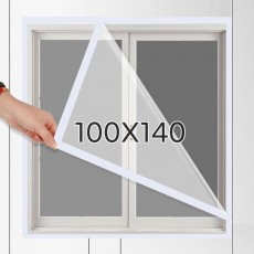 난방비 절약 찍찍이 DIY 창문 방풍 비닐 100X140